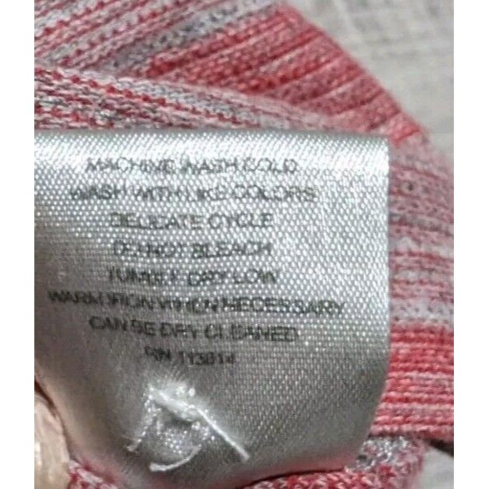 Billy Reid Polo Shirt Mens Sz S Red Gray Stripe Short Sleeve Pocket Cotton Blend - Picture 4 of 7